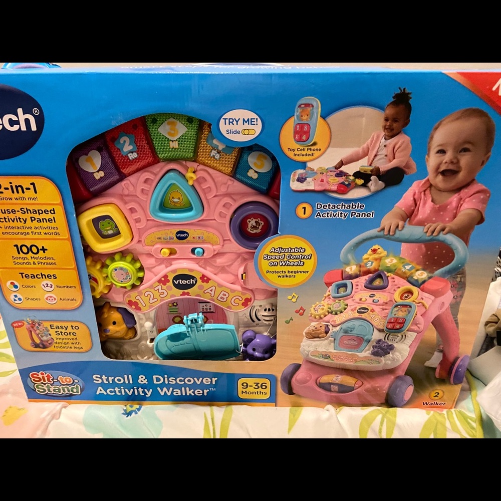 Baby Girl Stroll & Discover Activity Walker Toy